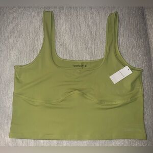 Abercrombie green tank - XXL